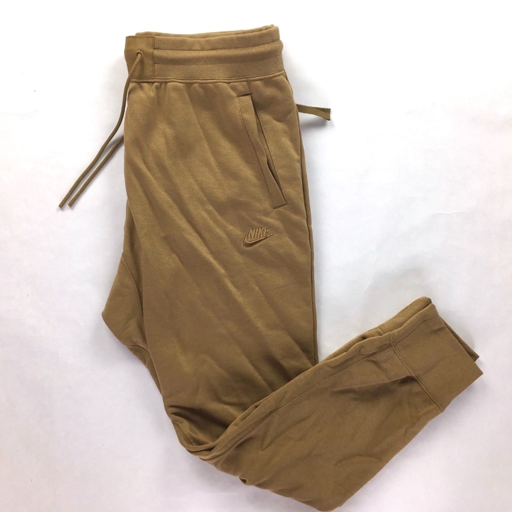 Nike Air Force 1 Golden Beige Brown Tan Sweatpants